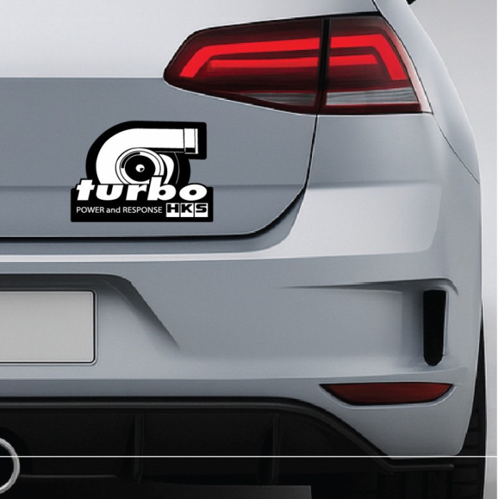 2x Hks Turbo Stickers Decals - DecalsHouse