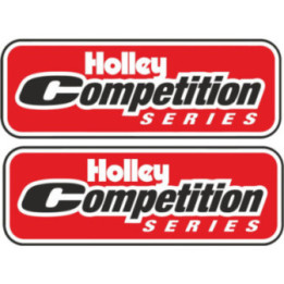2x Holley Competition Series Stickers Decals - DecalsHouse