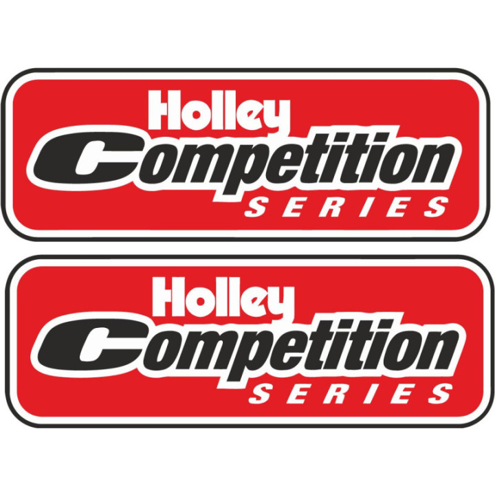 2x Holley Competition Series Stickers Decals - DecalsHouse