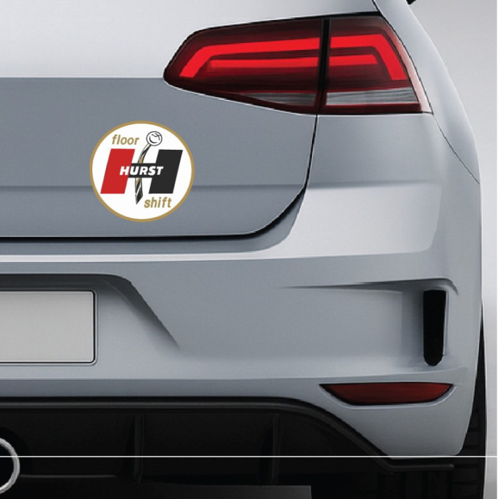 2x Hurst Floor Shift Stickers Decals - DecalsHouse