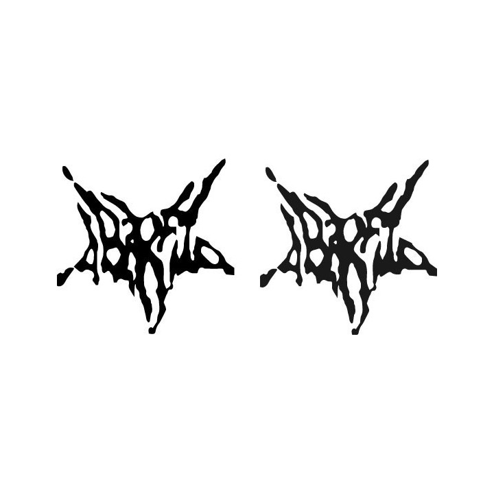 Ab Irato Stickers – Hardcore Punk Band Decals (2-Pack)