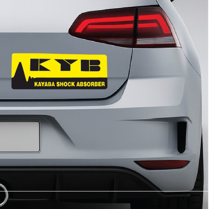 Kayaba KYB Shock Absorber Stickers – Suspension Racing Decals (2-Pack)