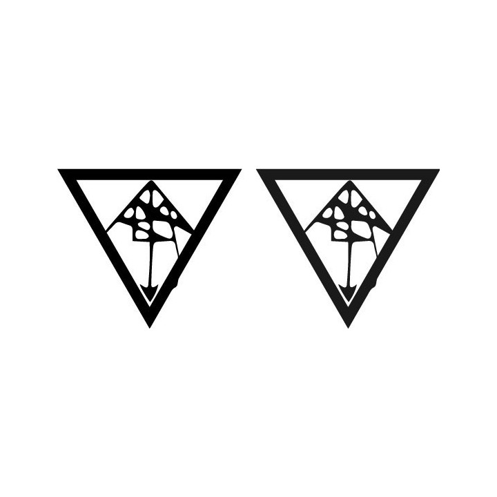 Ab Occulto Stickers – Black Metal Music Decals (2-Pack)