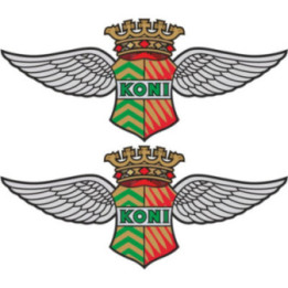 2x Koni Style 2 Stickers Decals - DecalsHouse