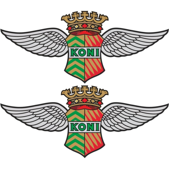 2x Koni Style 2 Stickers Decals - DecalsHouse