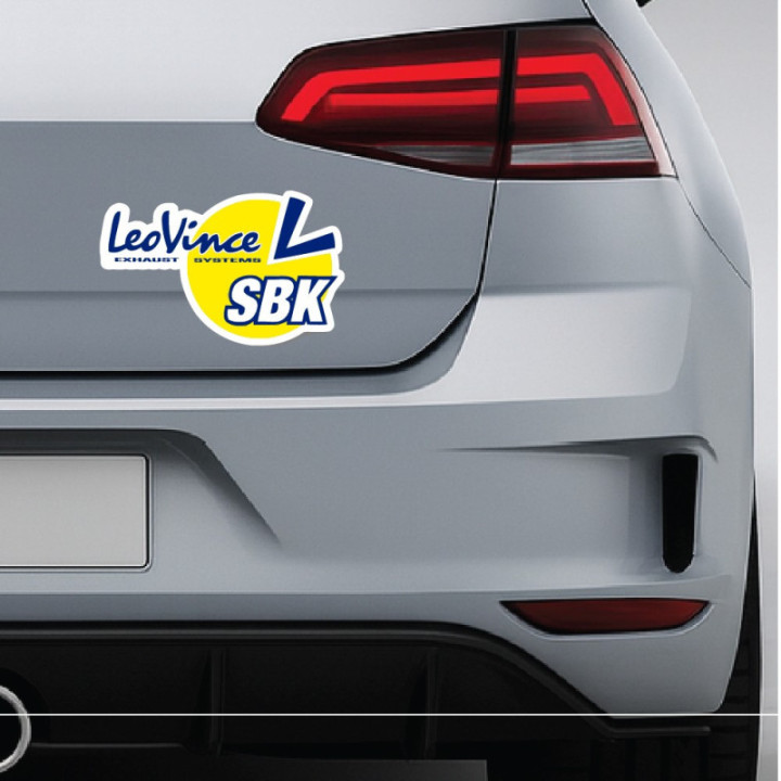 2x Leo Vince Stickers Decals - DecalsHouse