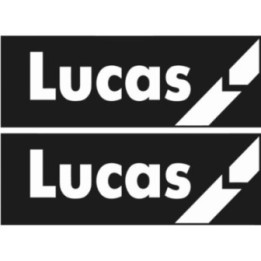 2x Lucas Black Stickers Decals - DecalsHouse