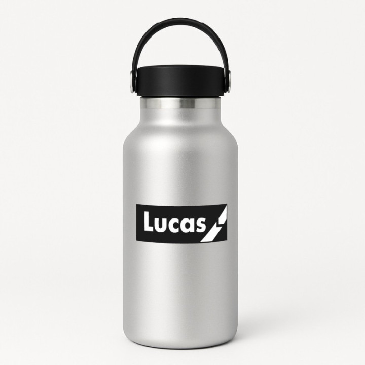 2x Lucas Black Stickers Decals - DecalsHouse