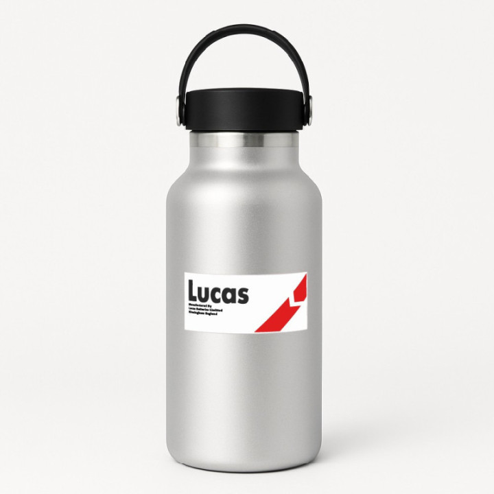 2x Lucas Car Batteries Ltd Stickers Decals - DecalsHouse