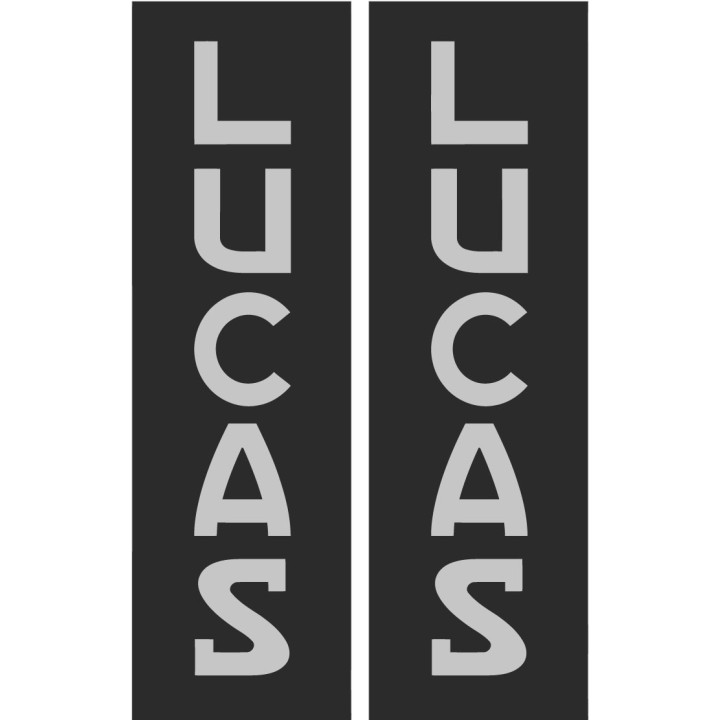 2x Lucas Style 4 Stickers Decals - DecalsHouse