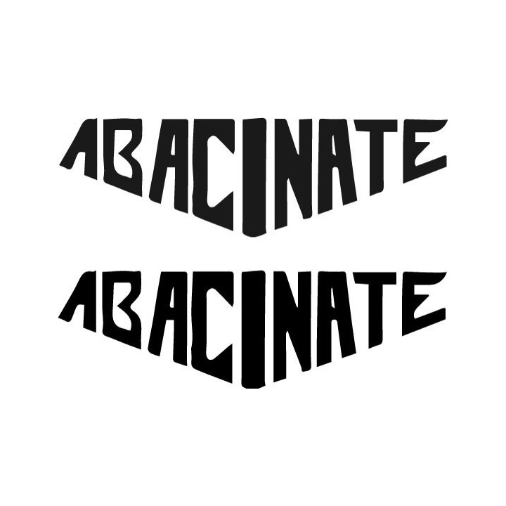 Abacinate Stickers – Death Metal Band Decals (2-Pack)