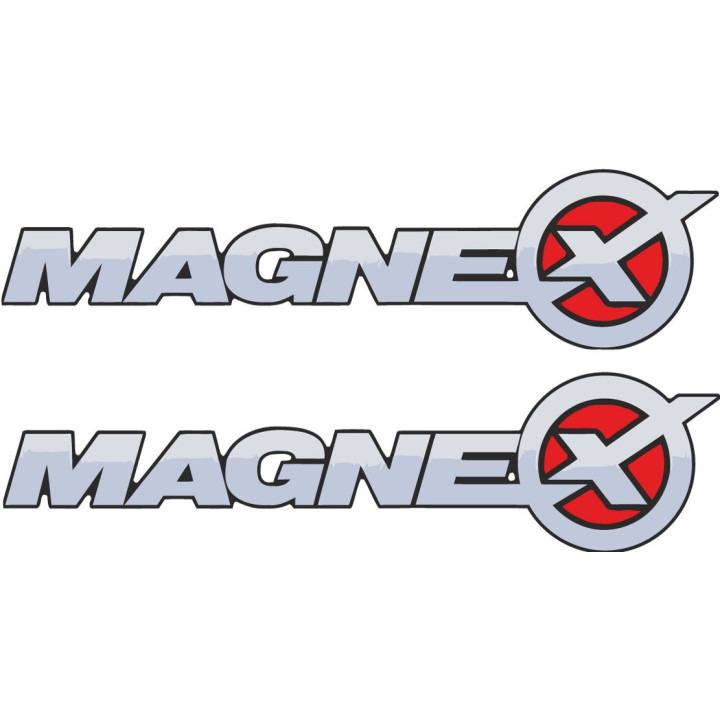 2x Magnex Stickers Decals - DecalsHouse