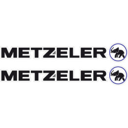 Metzeler Stickers – Motorcycle Tyre Sponsor Decals (2-Pack)