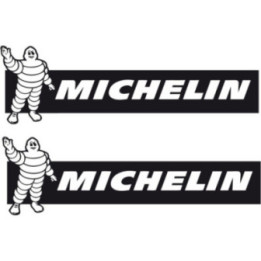Michelin Dark Stickers – MotoGP Le Mans WRC Tyre Decals (2-Pack)