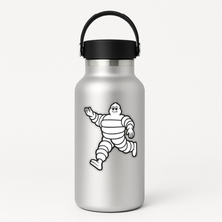 2x Michelin Man Style 2 Stickers Decals - DecalsHouse
