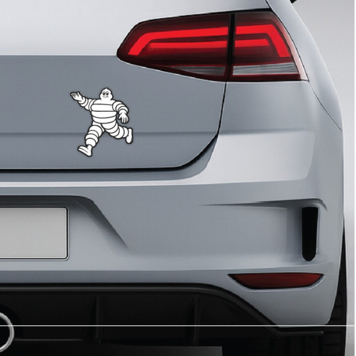 2x Michelin Man Style 2 Stickers Decals - DecalsHouse