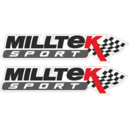 Milltek Sport Stickers – Exhaust Performance Decals (2-Pack)