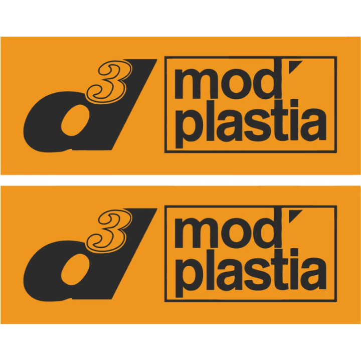2x Mod Plastia Stickers Decals - DecalsHouse