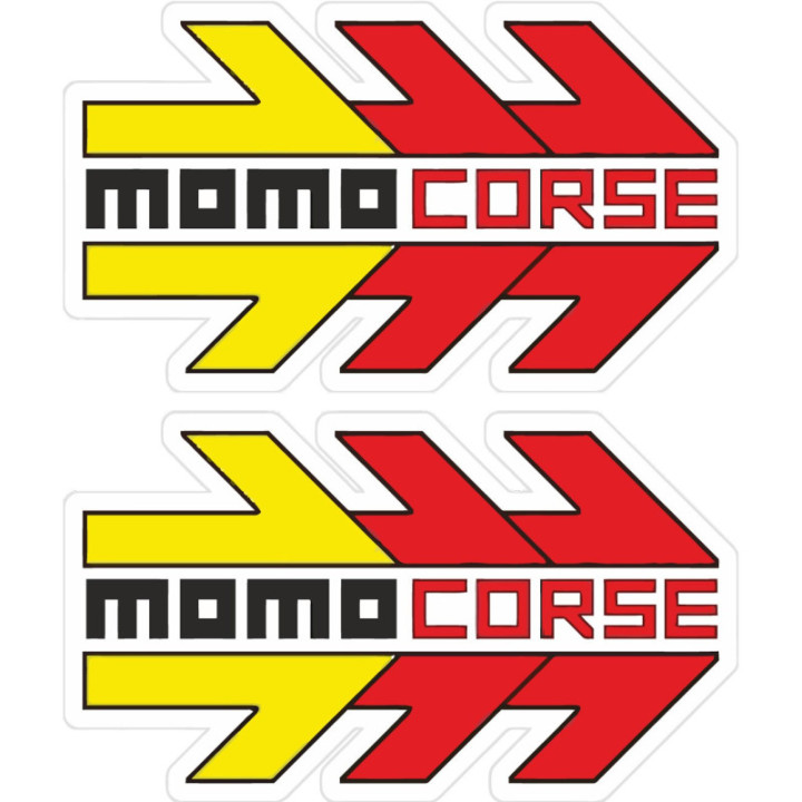 2x Momo Corse Stickers Decals - DecalsHouse