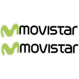 2x Movistar Stickers Decals - DecalsHouse