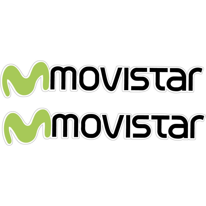 2x Movistar Stickers Decals - DecalsHouse