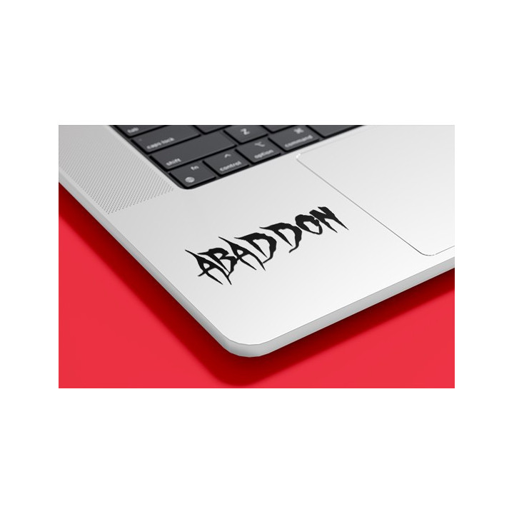 Abaddon Stickers – Black Metal Band Logo Decals (2-Pack)