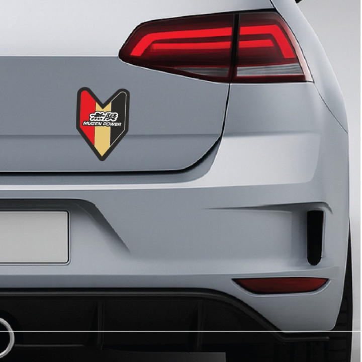 2x Mugen Power Style 4 Stickers Decals - DecalsHouse
