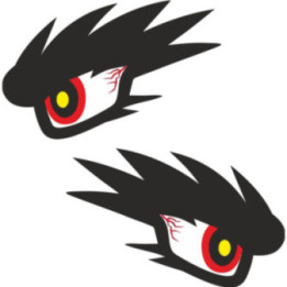 2x Mugen Power Style 6 Stickers Decals - DecalsHouse