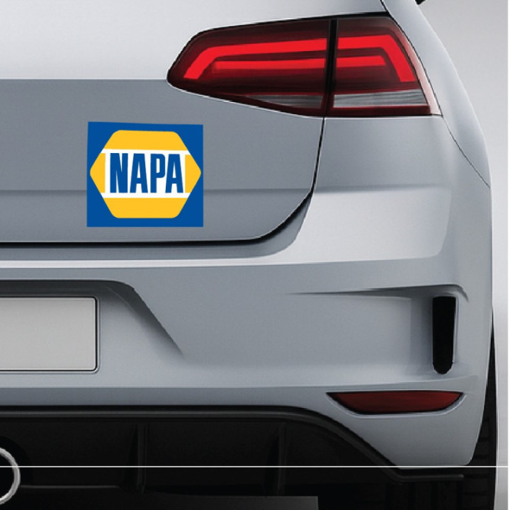 NAPA Auto Parts Stickers – Motorsport Race Car Sponsor Decals (2-Pack)