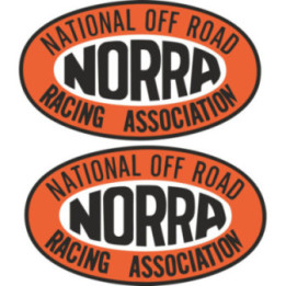 2x National Off Road Association Norra Stickers Decals - DecalsHouse