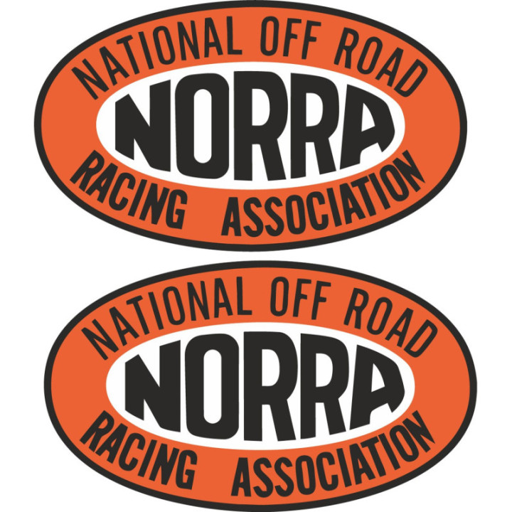 2x National Off Road Association Norra Stickers Decals - DecalsHouse