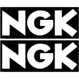 2x Ngk Style 3 Stickers Decals - DecalsHouse