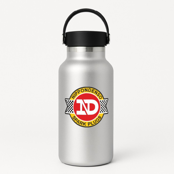 2x Nippondenso Spark Plugs Style 2 Stickers Decals - DecalsHouse
