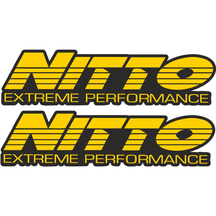 2x Nitto Extreme Performance Stickers Decals - DecalsHouse