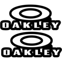 2x Oakley Stickers Decals - DecalsHouse