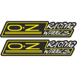 2x Oz Racing Wheels Stickers Decals - DecalsHouse
