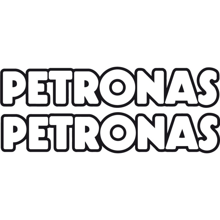 2x Petronas Stickers Decals - DecalsHouse