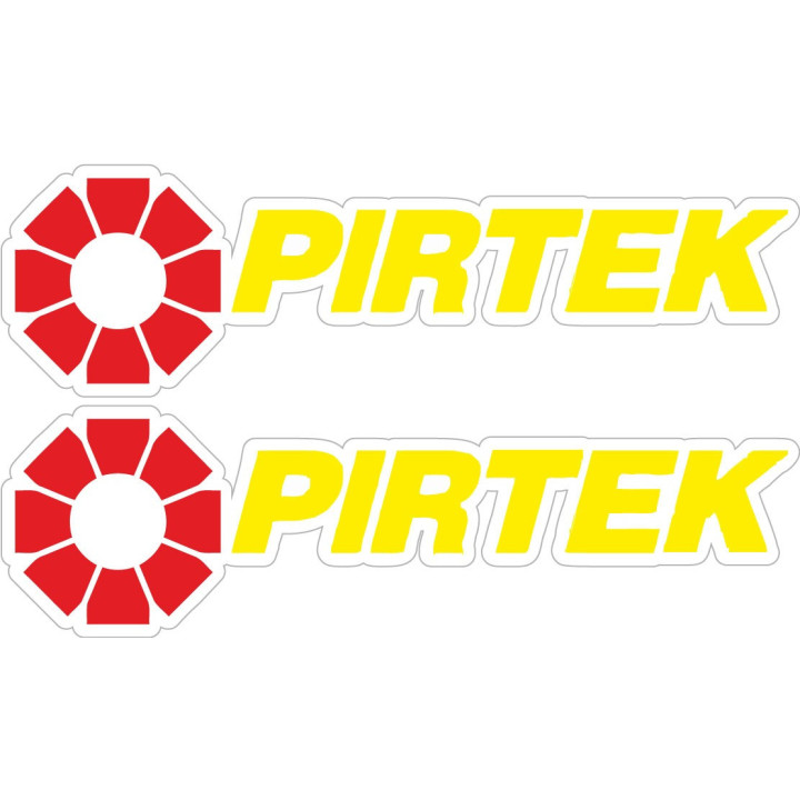 Pirtek Stickers – Motorsport Sponsor BTCC Racing Decals (2-Pack)