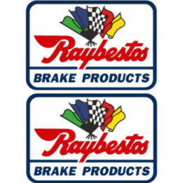 2x Raybestos Stickers Decals - DecalsHouse
