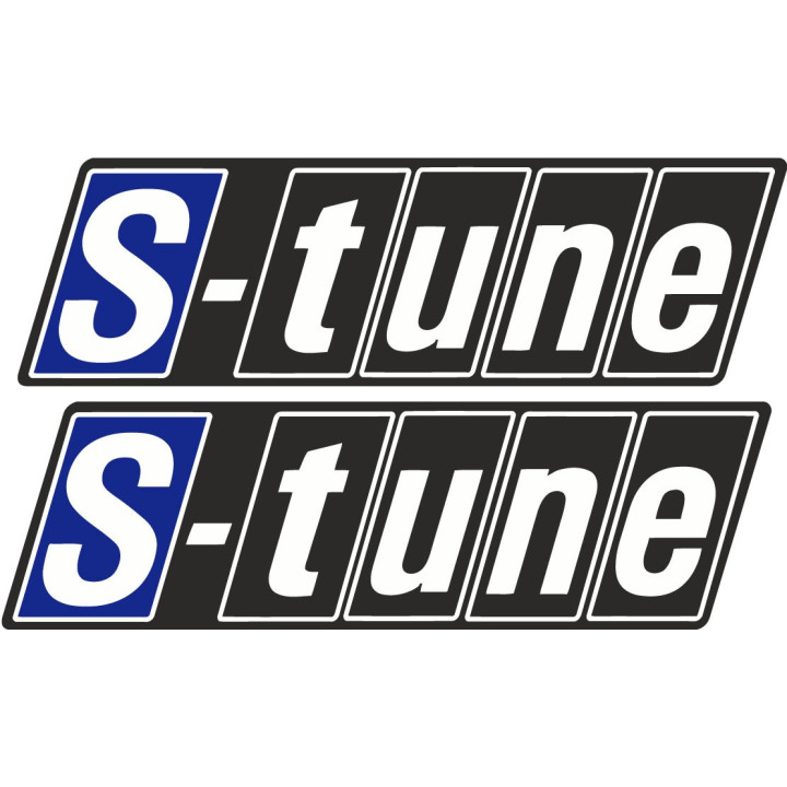 2x S Tune Stickers Decals - DecalsHouse