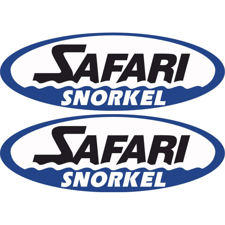 Safari Snorkel Stickers – 4x4 Overland Off-Road Decals (2-Pack)