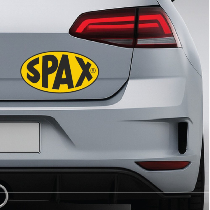 2x Spax Stickers Decals - DecalsHouse