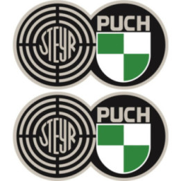 Steyr Puch Stickers – Haflinger Pinzgauer Historic Rally Decals (2-Pack)