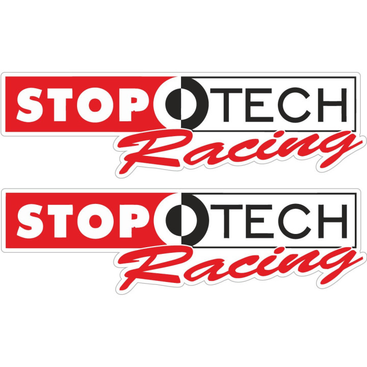 2x Stop Tech Racing Stickers Decals - DecalsHouse