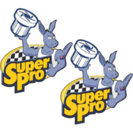 2x Super Pro Style 3 Stickers Decals - DecalsHouse
