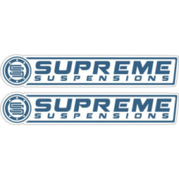 2x Supreme Suspensions Stickers Decals - DecalsHouse