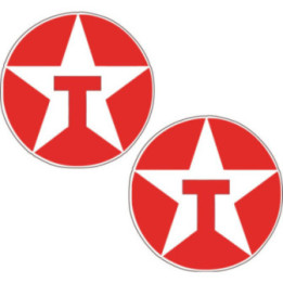 2x Texaco Stickers Decals - DecalsHouse