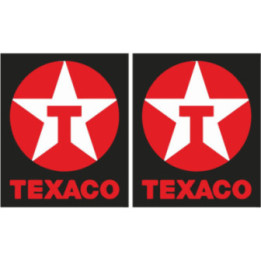 2x Texaco Style 3 Stickers Decals - DecalsHouse