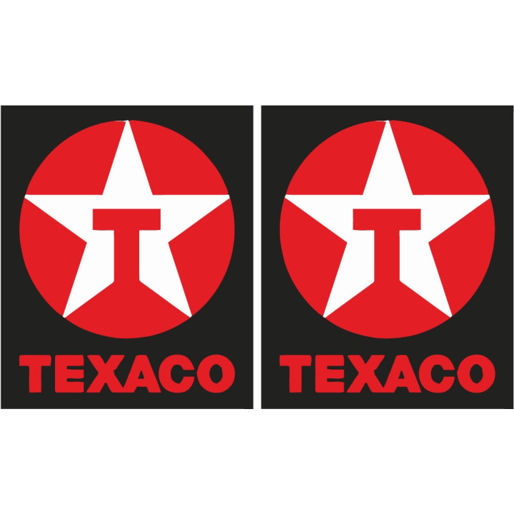2x Texaco Style 3 Stickers Decals - DecalsHouse