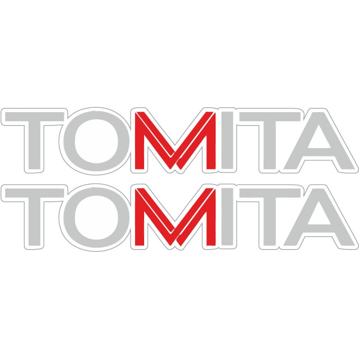 2x Tomita Stickers Decals - DecalsHouse